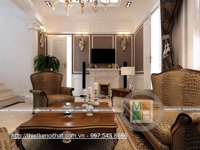 Thiết kế nội thất biệt thự Q9 Sài Gòn - Nhà chị Thảo